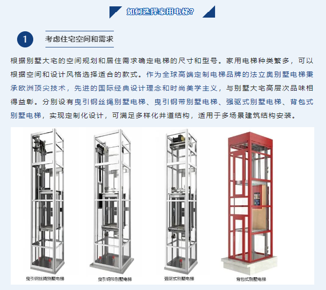 如何选择家用电梯